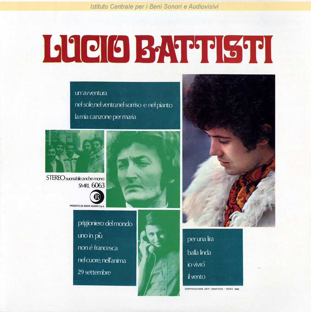 Disco in Vinile 45 Giri LUCIO BATTISTI Balla Linda con Copertina ANCORA TU