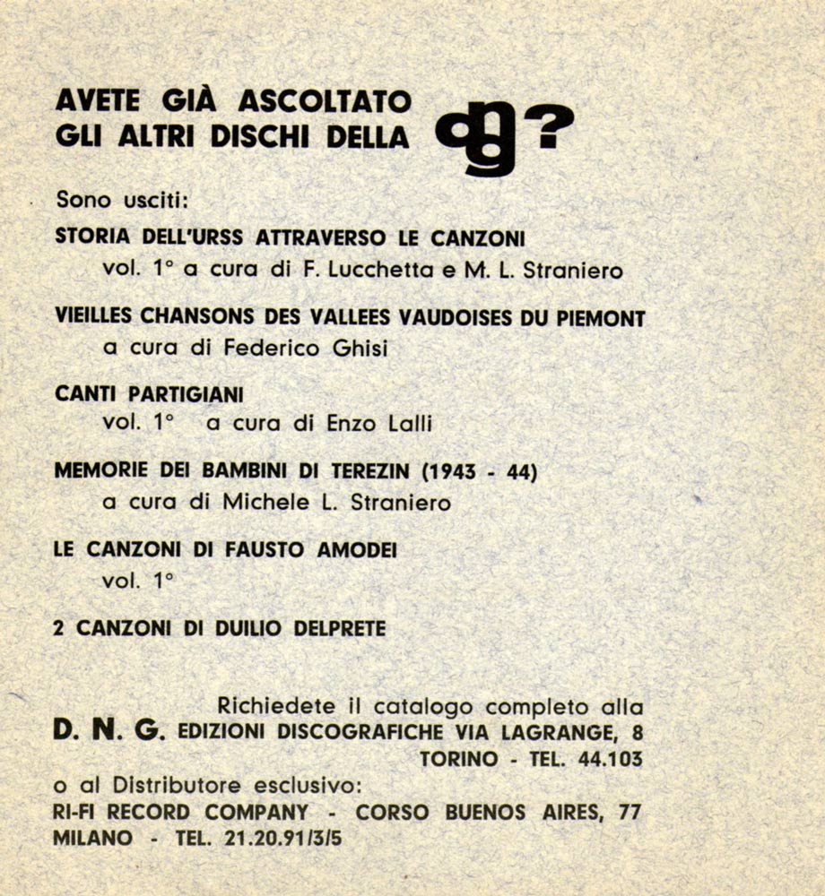 Retro allegato