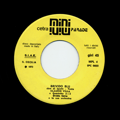 45 giri - Tipo 04 - Mini Parade - 1973