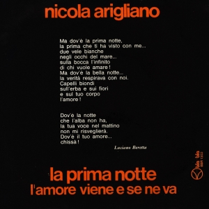 LA PRIMA NOTTE/L'AMORE VIENE E SE NE VA